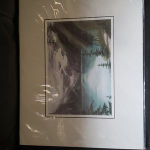 Lake Louise Signed Print by Frank Buchwitz